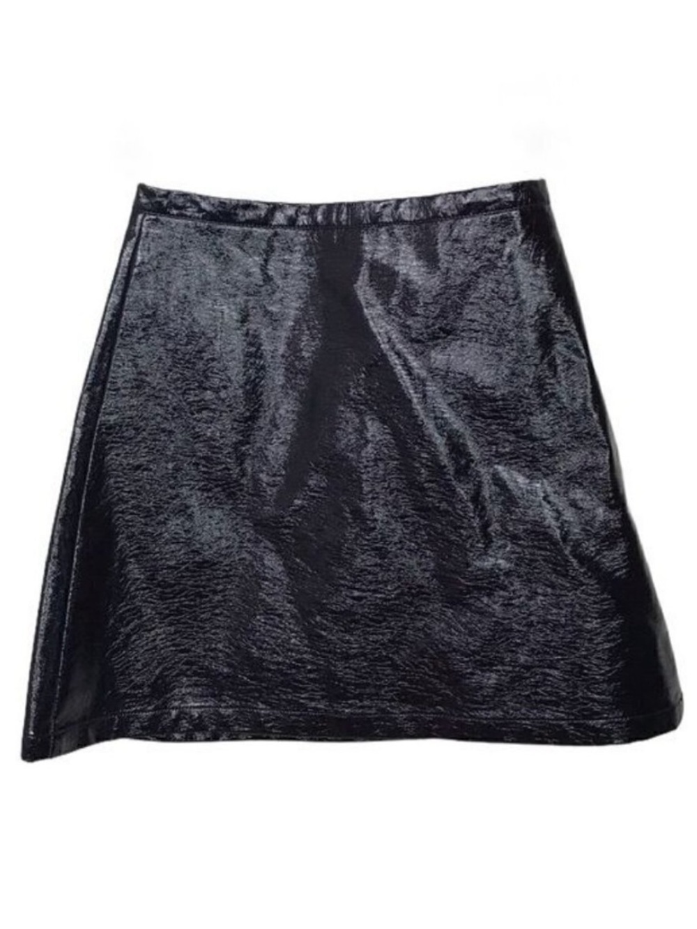Alexa Chung for M&S Black PVC A Line Mini Skirt